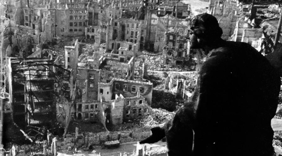 Dresden Fire-Bombing Aftermath, 1945